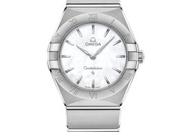 Omega Constellation Quartz 131.10.28.60.05.001 (2025) - Parelmoer wijzerplaat 28mm Staal