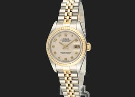 Rolex Lady-Datejust 79173 (2003) - Beige dial 26 mm Gold/Steel case