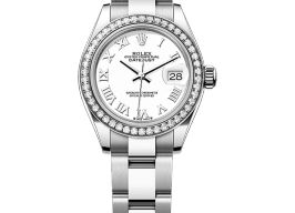 Rolex Lady-Datejust 279384RBR (2025) - White dial 28 mm Steel case