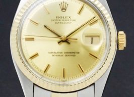 Rolex Datejust 1601 (1972) - Gold dial 36 mm Gold/Steel case