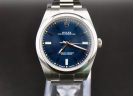 Rolex Oyster Perpetual 39 114300 (Unknown (random serial)) - Blue dial 39 mm Steel case