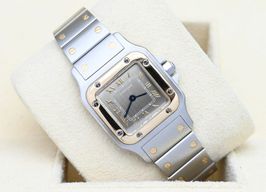 Cartier Santos Galbée 1567 (Unknown (random serial)) - White dial 24 mm Gold/Steel case
