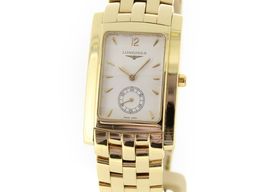 Longines DolceVita L5.655.6.16.6 (Unknown (random serial)) - White dial 33 mm Yellow Gold case