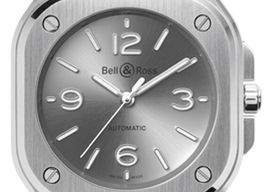 Bell & Ross Instruments BR05A-GR-ST/SST (2026) - Zilver wijzerplaat 40mm Staal