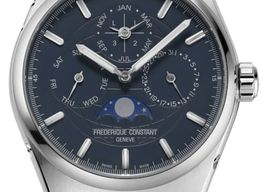 Frederique Constant Manufacture Slimline Perpetual Calendar FC-775BL4NH6B (2024) - Blue dial 41 mm Steel case