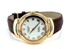 Rolex Cellini 6622 (Onbekend (willekeurig serienummer)) - Wit wijzerplaat 33mm Geelgoud