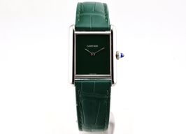 Cartier Tank WSTA0056 (Onbekend (willekeurig serienummer)) - Groen wijzerplaat 25mm Staal