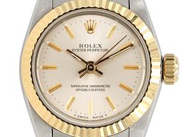 Rolex Oyster Perpetual 67193 (Unknown (random serial)) - 26 mm Gold/Steel case