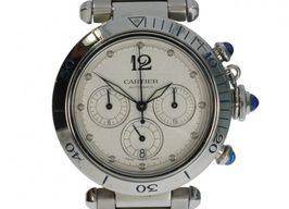 Cartier Pasha Seatimer W31030H3 (Unknown (random serial)) - Silver dial 38 mm Steel case