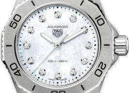 TAG Heuer Aquaracer Lady WBP1416.BA0622 (2025) - White dial 30 mm Steel case
