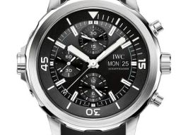 IWC Aquatimer Chronograph IW376803 (2026) - Zwart wijzerplaat 44mm Staal