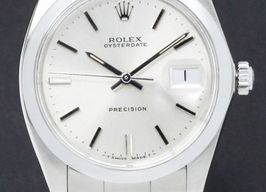 Rolex Oyster Precision 6694 (1987) - Silver dial 34 mm Steel case