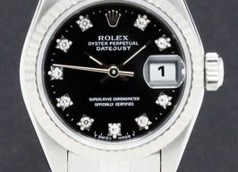 Rolex Lady-Datejust 69174 (1994) - Black dial 26 mm Steel case