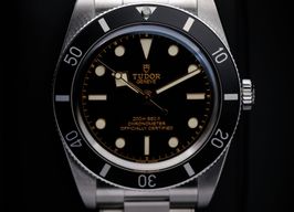 Tudor Black Bay 54 79000N (Unknown (random serial)) - Black dial 37 mm Steel case