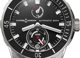 Ulysse Nardin Marine 1183-170-7M/92 (2026) - Zwart wijzerplaat 45mm Titanium