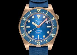 Squale 1521 1521BRONBL (2024) - Blue dial 42 mm Bronze case