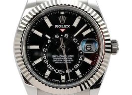 Rolex Sky-Dweller 326934 (2020) - Zwart wijzerplaat 42mm Staal