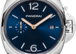 Panerai Luminor Due PAM01274 (2025) - Zilver wijzerplaat 42mm Staal
