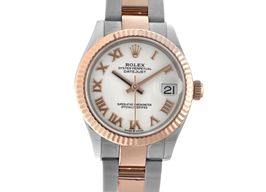 Rolex Datejust 31 278271 (2021) - White dial 37 mm Gold/Steel case