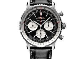 Breitling Navitimer 1 B01 Chronograph AB0138211B1P1 (2024) - Zwart wijzerplaat 43mm Staal