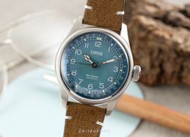 Oris Big Crown Pointer Date 01 754 7779 4065-Set (Onbekend (willekeurig serienummer)) - Blauw wijzerplaat 38mm Staal