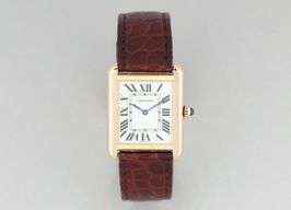 Cartier Tank Solo W5200024 (2018) - Silver dial 31 mm Rose Gold case