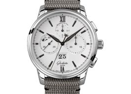 Glashütte Original Senator Chronograph Panorama Date 1-37-01-05-02-36 (2026) - Silver dial 42 mm Steel case