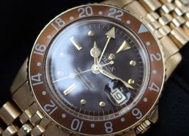 Rolex GMT-Master 1675/8 (1970) - Bruin wijzerplaat 40mm Geelgoud