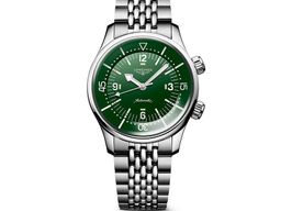 Longines Legend Diver L37644066 (2024) - Groen wijzerplaat 39mm Staal