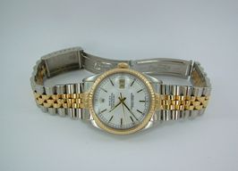 Rolex Datejust - (1985) - White dial 36 mm Gold/Steel case