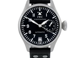 IWC Big Pilot IW500201 (2003) - Zwart wijzerplaat 46mm Staal