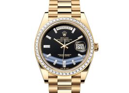 Rolex Day-Date 40 228398TBR-0038 (2024) - Black dial 40 mm Yellow Gold case