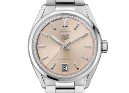 TAG Heuer Carrera WBN231A.BA0001 (2024) - Roze wijzerplaat 36mm Staal