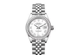 Rolex Lady-Datejust 279384RBR-0019 (2024) - White dial 28 mm Steel case