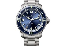 Blancpain Fifty Fathoms 5010-12B40-98S (2024) - Blue dial 42 mm Titanium case