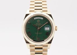 Rolex Day-Date 40 228238 (2023) - Green dial 40 mm Yellow Gold case