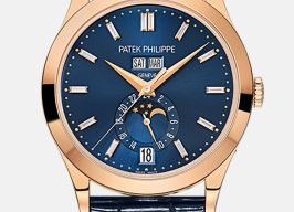 Patek Philippe Annual Calendar 5396R-015 (2024) - Blauw wijzerplaat 39mm Roségoud