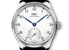 IWC Portuguese Automatic IW358304 (2024) - Zilver wijzerplaat 40mm Staal