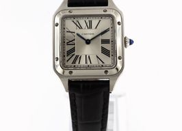 Cartier Santos Dumont WSSA0023 (2021) - Zilver wijzerplaat 28mm Staal