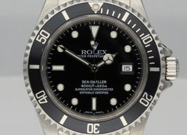 Rolex Sea-Dweller 4000 16600 (2003) - Zwart wijzerplaat 40mm Staal