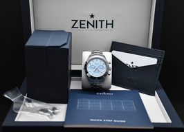 Zenith Chronomaster Sport 03.3105.3600/52.M3100 (2023) - Blue dial 41 mm Steel case