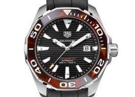 TAG Heuer Aquaracer 300M WAY201N.FT6177 (2023) - Black dial 43 mm Steel case