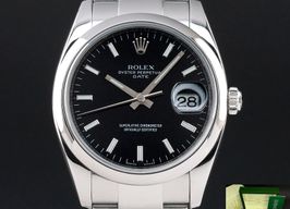 Rolex Oyster Perpetual Date 115200 (2006) - Black dial 34 mm Steel case