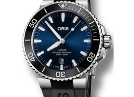 Oris Aquis Date 01 733 7730 4135-07 4 24 64EB (2026) - Blauw wijzerplaat 44mm Staal