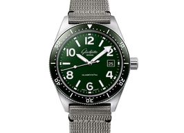 Glashütte Original SeaQ 1-39-11-13-83-34 (2023) - Green dial 40 mm Steel case