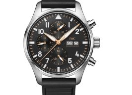 IWC Pilot Chronograph IW378009 (2025) - Black dial 43 mm Steel case