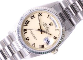 Rolex Day-Date 36 18239 (1990) - White dial 36 mm White Gold case