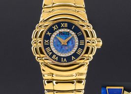 Piaget Tanagra 16031M401D (1996) - Blue dial 25 mm Yellow Gold case