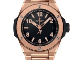Hublot Big Bang 38 mm 457.OX.1280.OX (2025) - Zwart wijzerplaat 38mm Roségoud