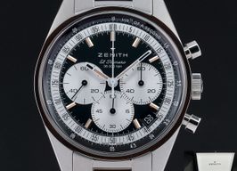 Zenith El Primero Chronomaster 03.3200.3600/21.M3200 (Unknown (random serial)) - Black dial 38 mm Steel case